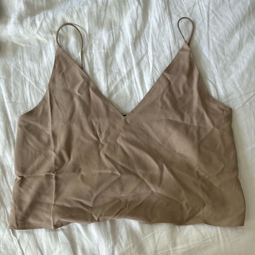 Everlane size 8 tan/khaki tank top